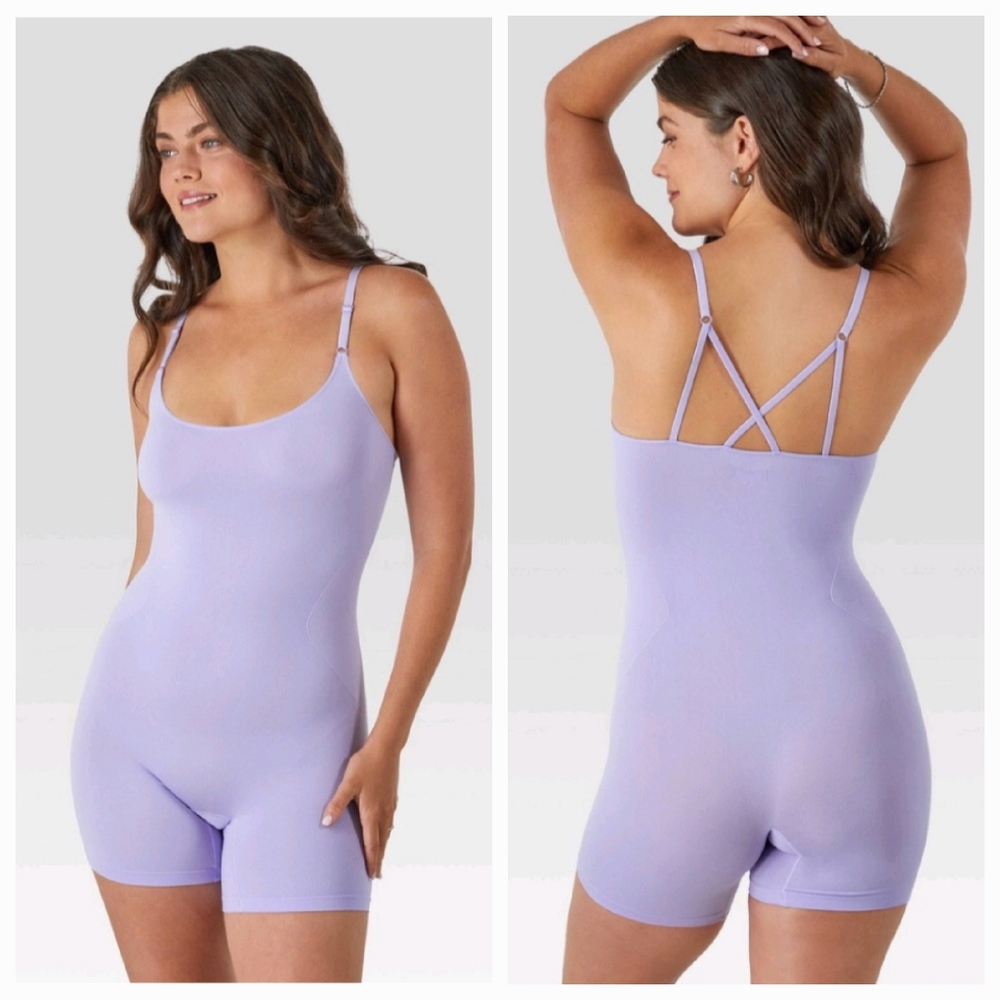 Maidenform Lavender Shapewear Bodysuit Size 2XL